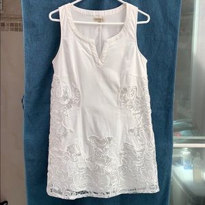 EUC Lucy & Co. White lace dress